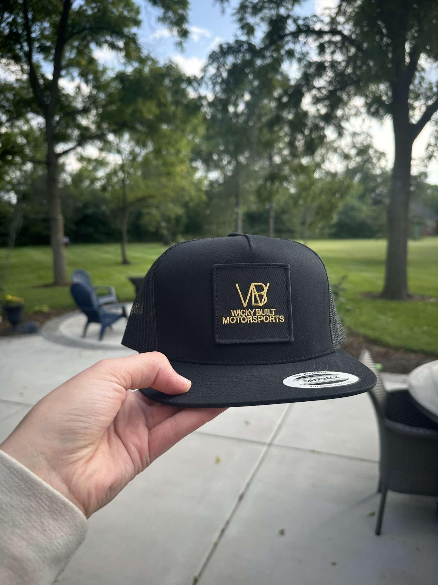 WB Motorsports Snapback Hat - Black
